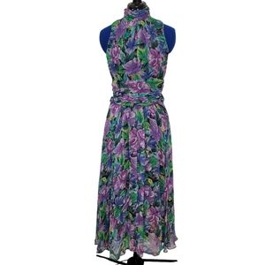 JANE SINGER vintage floral maxi dress